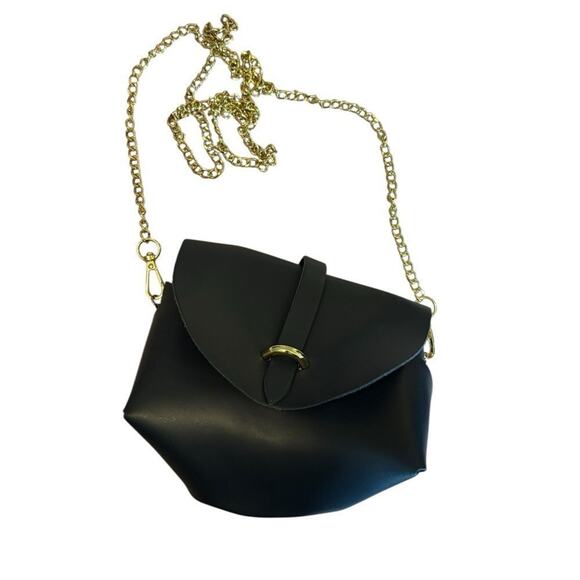 Handbags - Small navy leather purse made in Italy